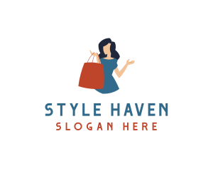 Retail - Woman Retail Bag logo design