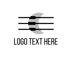 Moon Piano & Strings Logo