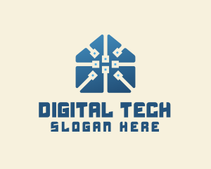 Digital Circuit House logo design
