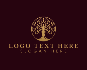 Feminine Organic Tree Logo