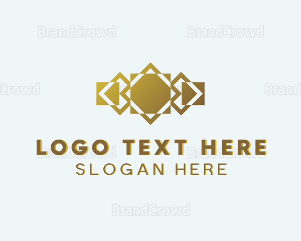 Flooring Tile Pattern Logo