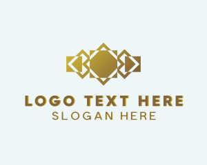 Interior Design - Flooring Tile Pattern logo design