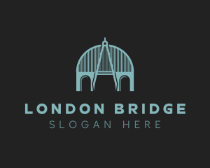 Compass Arch Bridge logo design