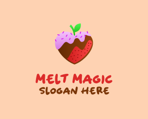 Melt - Love Strawberry Icing logo design