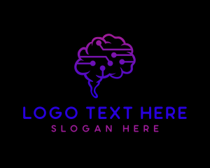 Memory - Cyber Mind Technology logo design
