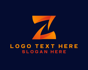 Letter Z - Delivery Logistic Express logo design