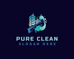 City Cleaning Pressure Wash logo design