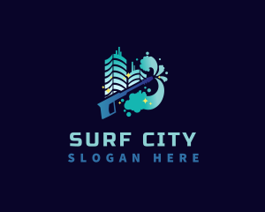 City Cleaning Pressure Wash logo design