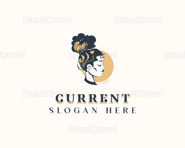Curly Beauty Salon Logo