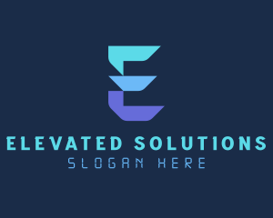 Generic Tech Letter E logo design