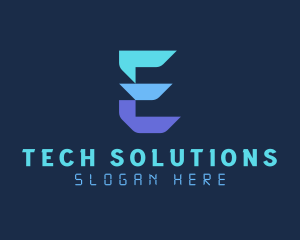 Tech - Generic Tech Letter E logo design