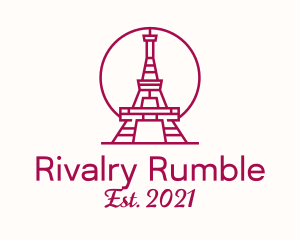 Minimalist - Minimalist Eiffel Tower logo design