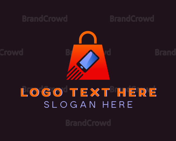 Cellphone Shopping Gadget Logo