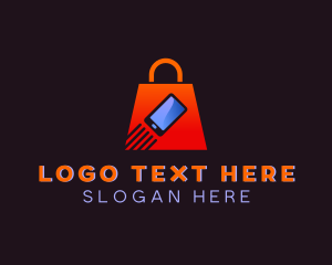 Cellphone Shopping Gadget Logo