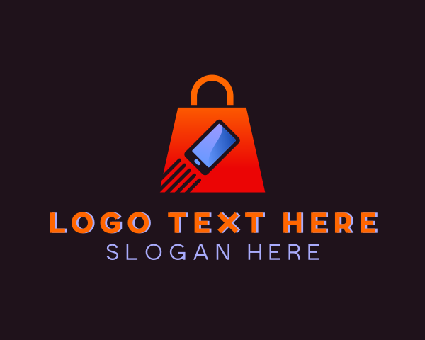 Gadget - Cellphone Shopping Gadget logo design