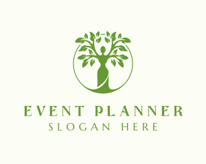 Woman Tree Environment Logo