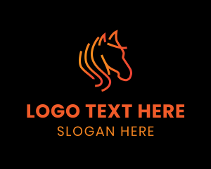 Stock Exchange - Equine Horse Farm logo design