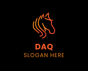Equine Horse Farm Logo