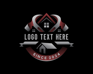 Tools - Hammer Roof Repair logo design