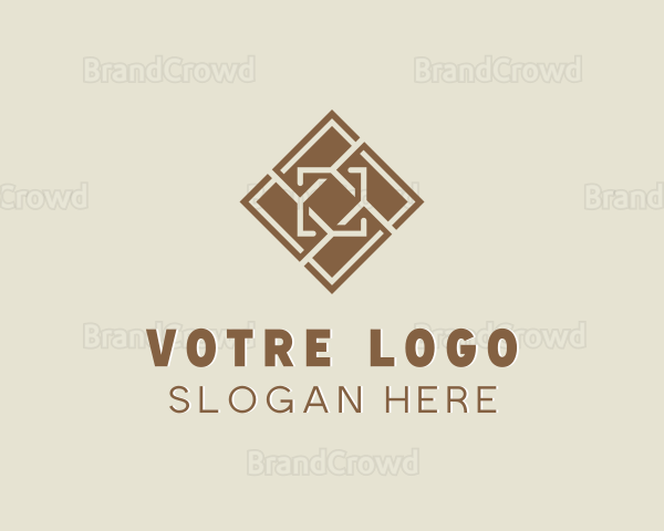 Flooring Tiling Pattern Logo