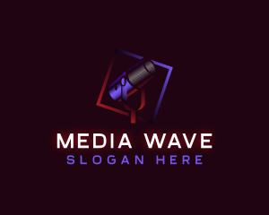 Broadcasting - Podcast Media Broadcasting logo design