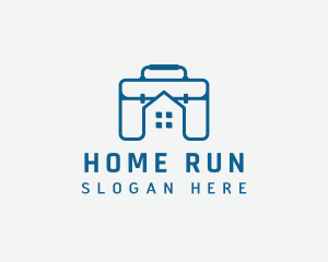 Work Briefcase Home logo design