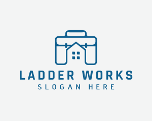 Work Briefcase Home logo design