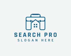 Work Briefcase Home logo design