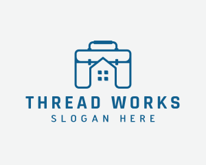 Work Briefcase Home logo design