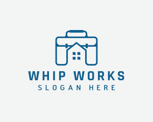 Work Briefcase Home logo design