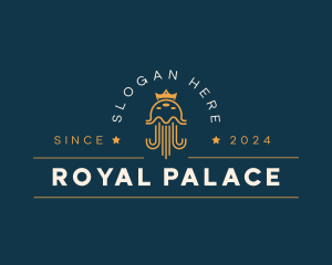 Royal Crown Jellyfish logo design