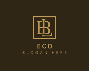 Luxury Elegant Letter BL Logo