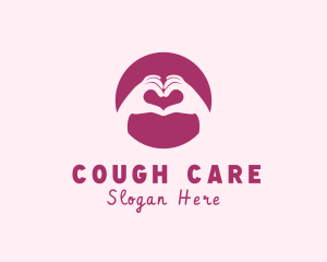 Care Hand Heart logo design