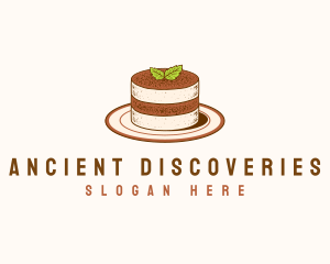 Tiramisu Pastry Cake Baking logo design