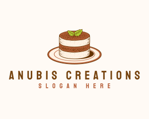 Tiramisu Pastry Cake Baking logo design