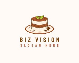 Tiramisu Pastry Cake Baking logo design