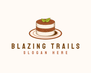 Tiramisu Pastry Cake Baking logo design