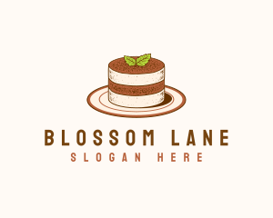 Tiramisu Pastry Cake Baking logo design