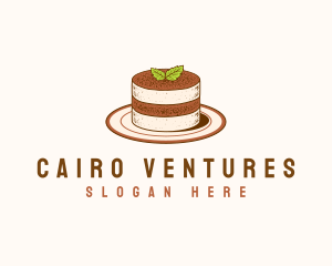 Tiramisu Pastry Cake Baking logo design