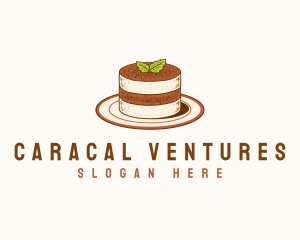 Tiramisu Pastry Cake Baking logo design