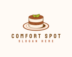 Tiramisu Pastry Cake Baking logo design