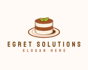 Tiramisu Pastry Cake Baking logo design