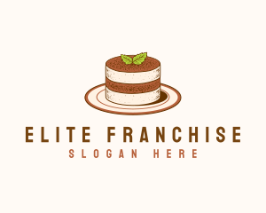 Tiramisu Pastry Cake Baking logo design