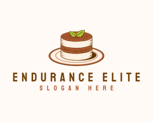 Tiramisu Pastry Cake Baking logo design