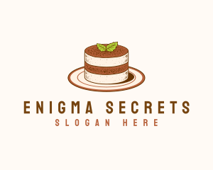 Tiramisu Pastry Cake Baking logo design