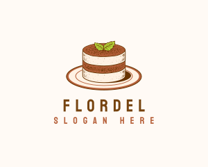 Tiramisu Pastry Cake Baking logo design