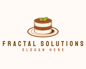 Tiramisu Pastry Cake Baking logo design