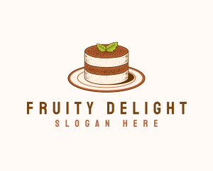 Tiramisu Pastry Cake Baking logo design