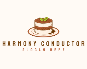 Tiramisu Pastry Cake Baking logo design