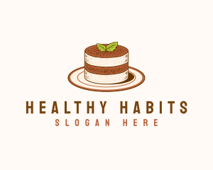 Tiramisu Pastry Cake Baking logo design